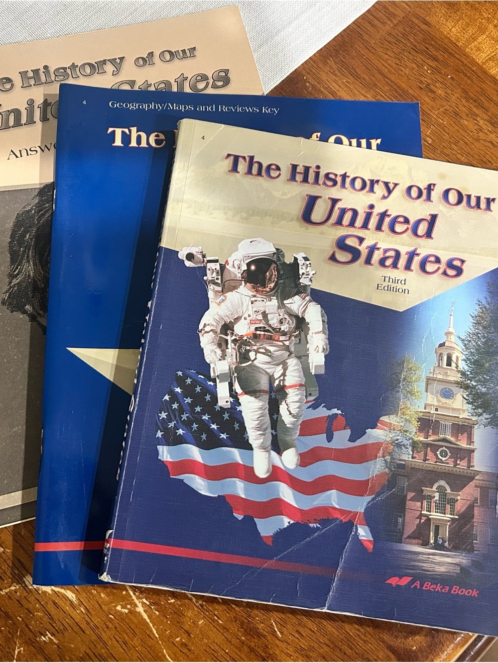 Abeka Book The History of Our United States - Blue Cover